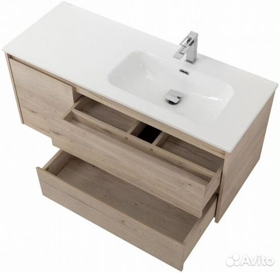 Мебель для ванной BelBagno Kraft-1200-BB1200ETL-R Rovere Galifax Bianco