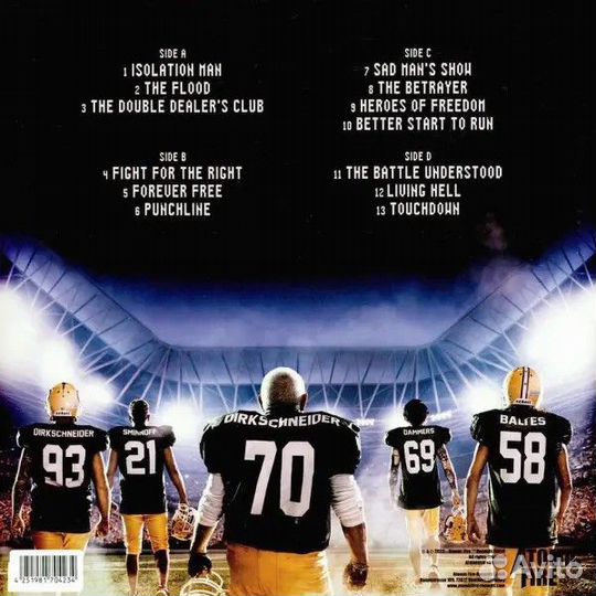 Виниловая пластинка U.D.O. - Touchdown (Coloured V