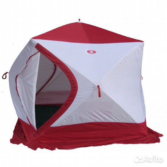 Палатка зимняя медведь куб 4 утепленная