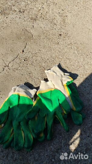 Перчатки х/б с двойным латексным обливом