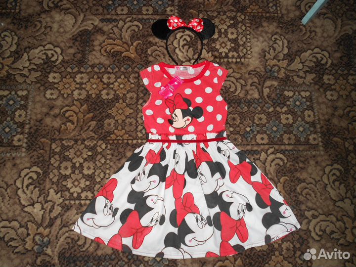 Праздничные комплекты Минни Мау, 3 мес. до 4 лет