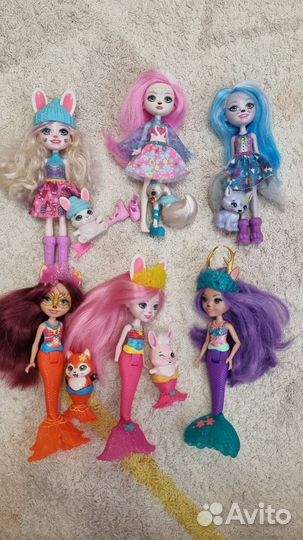 Кукла enchantimals бу коллекция набор русалочек