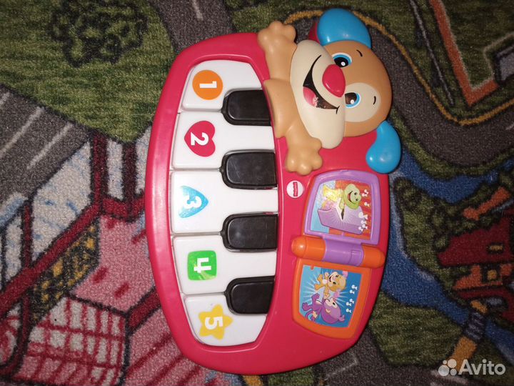 Музыкальная игрушка: пианино + машинка