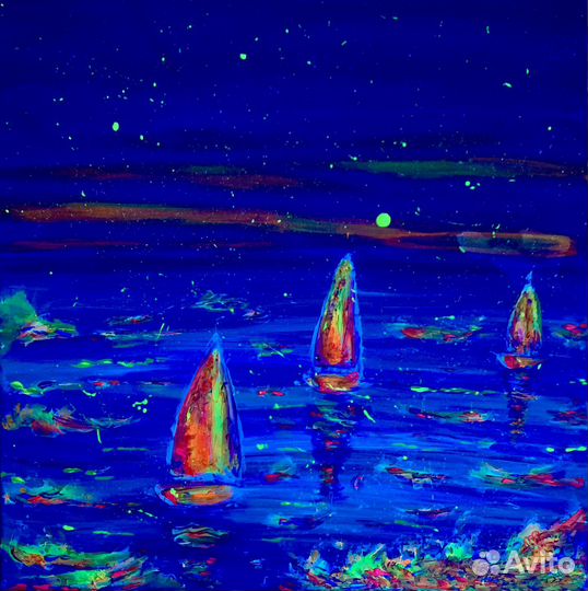 Неоновая картина 