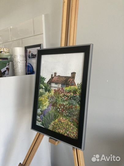 Картина акварель пейзаж