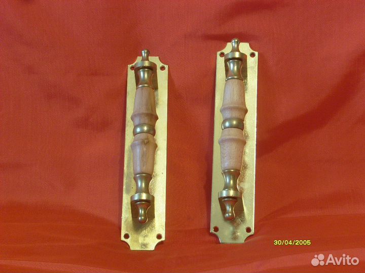 Ручка латунь-дерево СССР