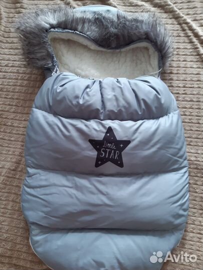 Конверт зимний на выписку