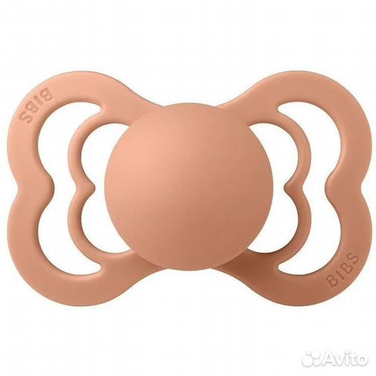 Соска-пустышка силиконовая 6-36 месяцев bibs Supr