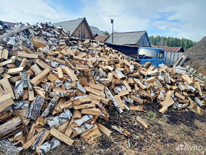 Дрова колотые сухие