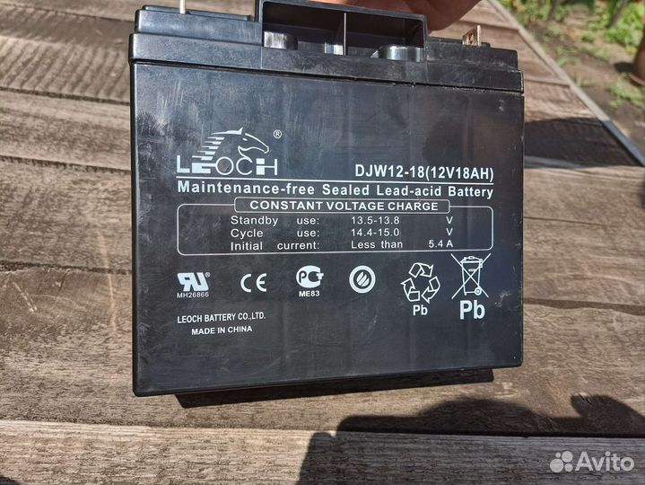 Аккумулятор due 12-18(12v18ah)