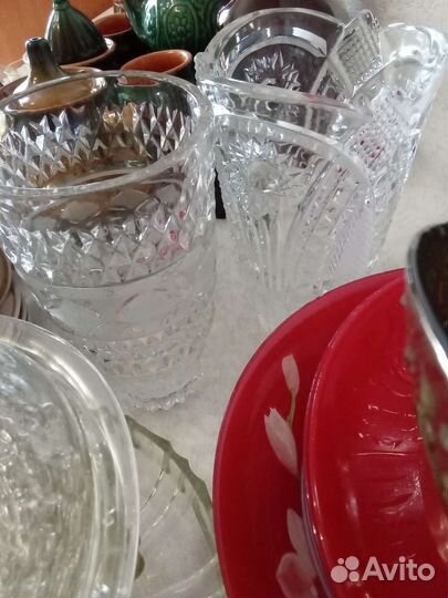 Посуда: хрусталь, фарфор, стекло, керамика
