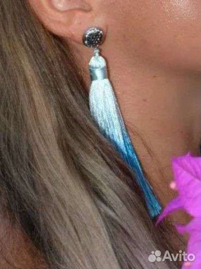 Серьги-кисти