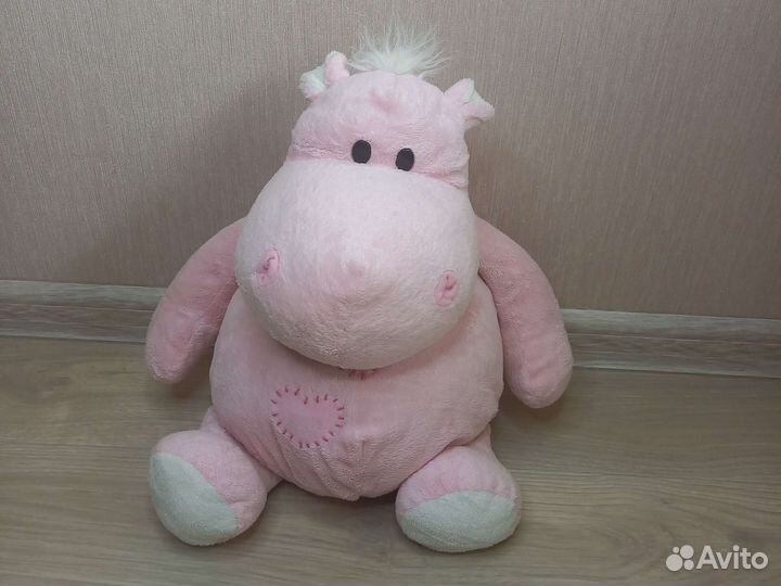 Игрушка бегемот 35 см