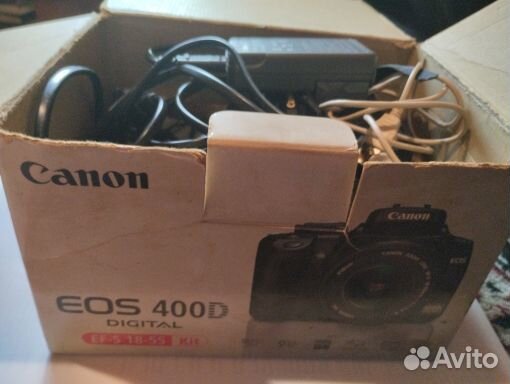 Зеркальный фотоаппарат Canon EOS 400D в сборе