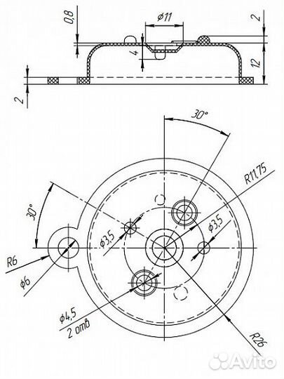 Мембрана водонагревателя 