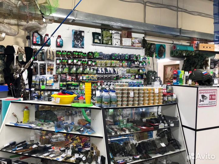 Продается магазин охоты и рыбалки оружие туризм