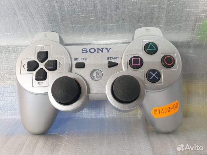 PS3 Джойстики Оригинальные Серебристые