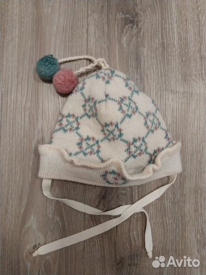 Шапочка детская шерсть