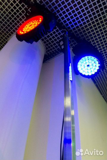 Светомузыка, световые приборы для сцен и залов