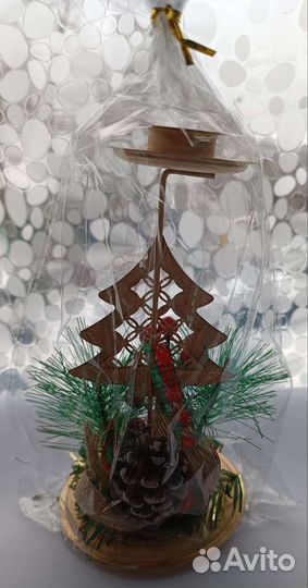 Новогодний подсвечник