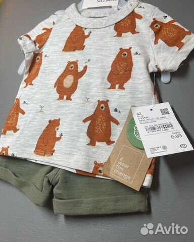 Комплект шорты и футболка C&A 62