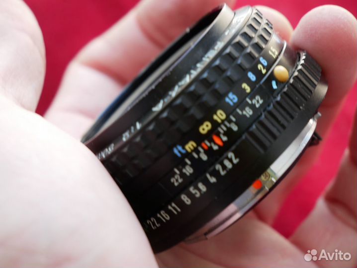 SMC pentax-A 50mm F2 компактный с контактами