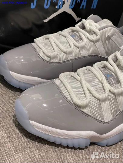 Кроссовки Nike air Jordan 11 low cement grey