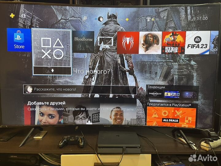 Sony playstation 4 slim 1tb с играми