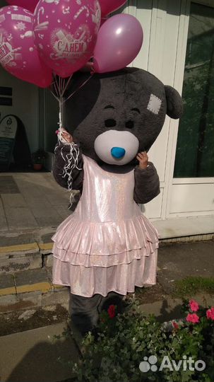 Мишка Тедди на праздник+экспресс поздравление