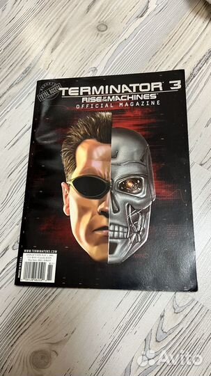 Фотожурнал комикс постер Terminator 3