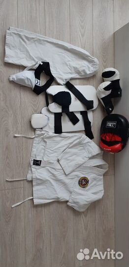 Кимоно для карате, лапа, защита ног, рук, паха