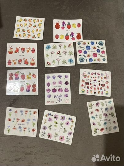 Слайдеры и фольга для дизайна ногтей