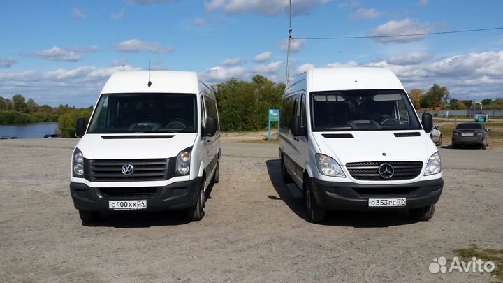 Заказ аренда микроавтобуса автобуса в Тюмени