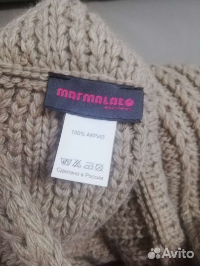 Комплект шапка и снуд женский