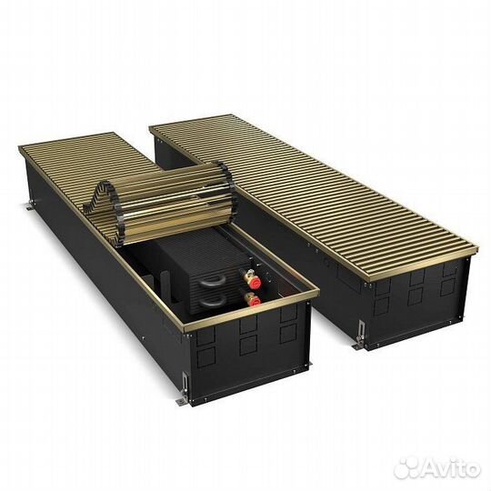 Внутрипольный конвектор с естественной конвекцией