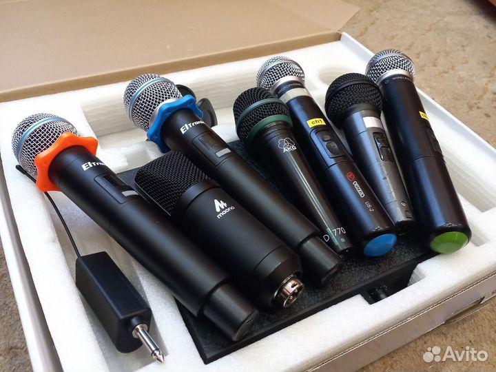 Микрофоны беспроводные, и проводные