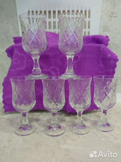 Хрустальные рюмки СССР