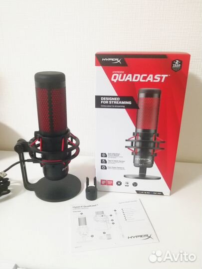 Микрофон Hyperx Quadcast