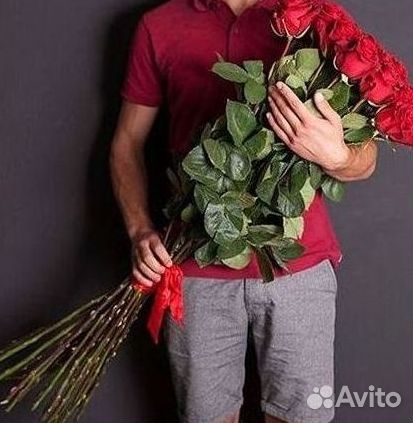 Высокие розы Доставка цветов