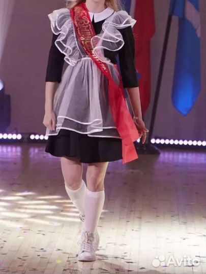 Школьный фартук и платье