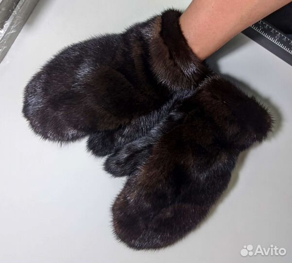 Варежки из норки