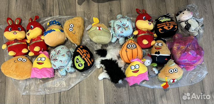 Мягкие игрушки микс 46 штук