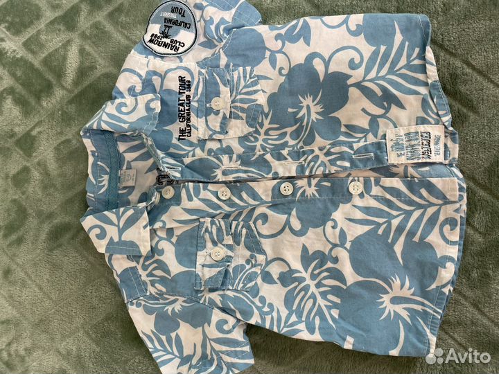 Одежда для мальчика 74 кофта рубашка джинсы