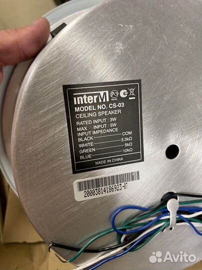 CS-03 Inter-M огнезащитный громкоговоритель 3 Вт