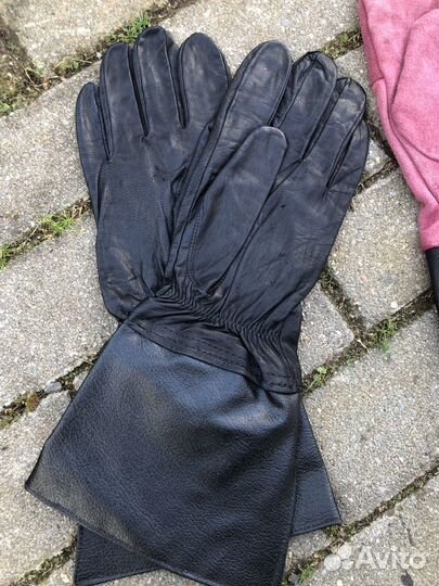 Краги мотоциклетные СССР кожанные