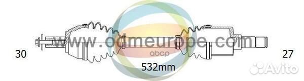 Вал приводной 18141160 ODM-multiparts