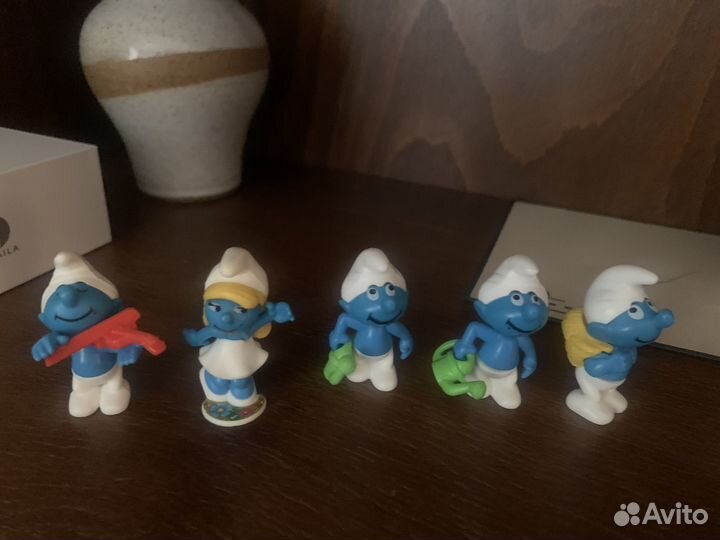 Kinder смурфы, животные (90е годы) пакетом