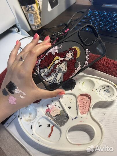 Кастом чехла/роспись, на заказ, аниме