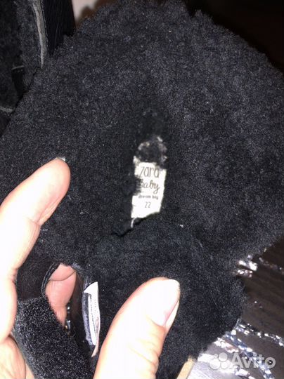 Зимние сапожки для девочки 22 zara
