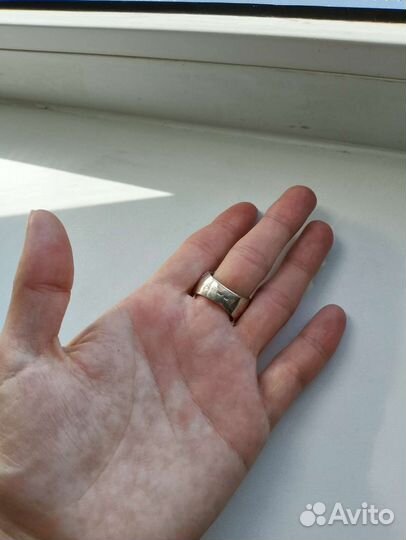 Кольцо серебро